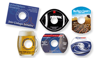 Custom Shaped CD DVD