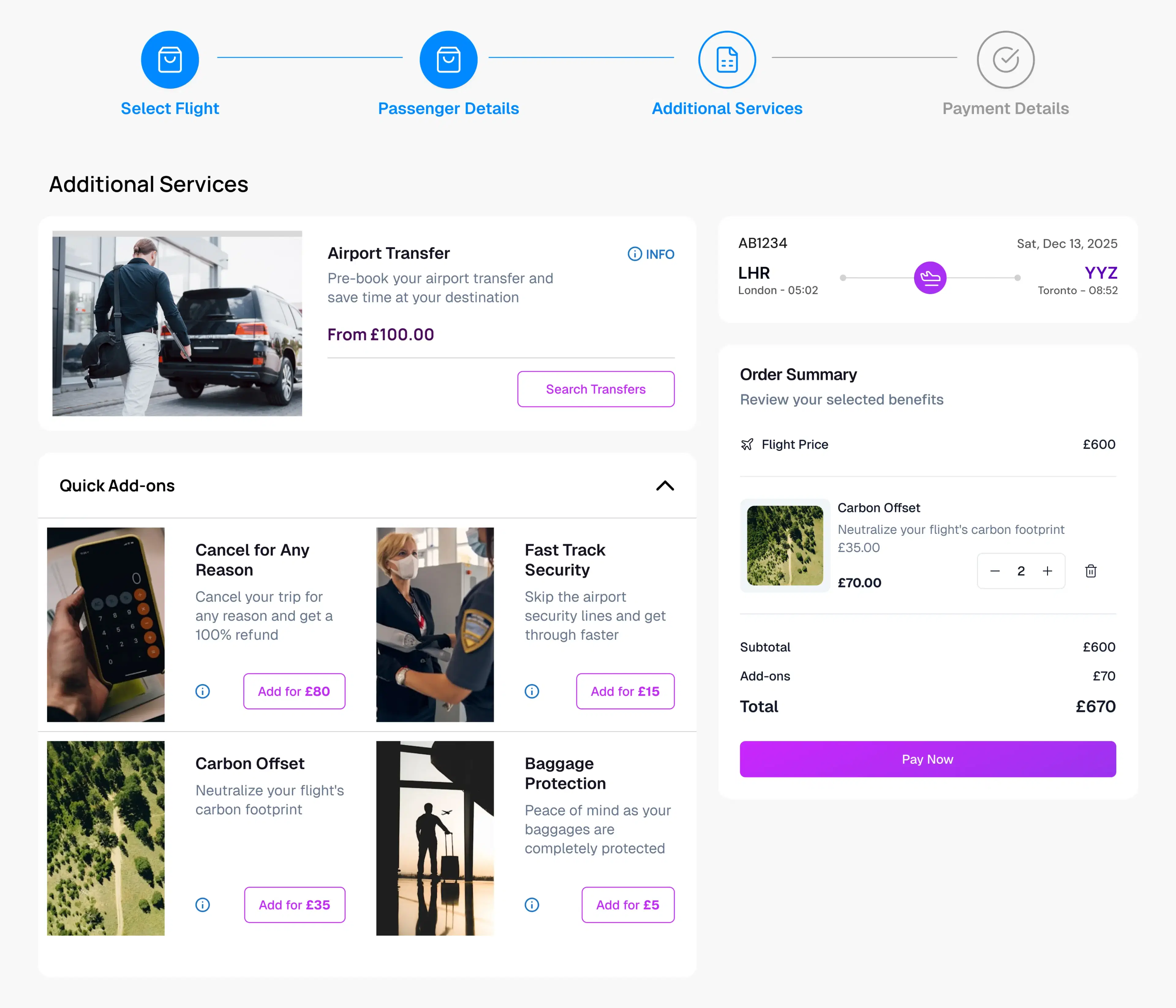 Booking Flow Widget & API